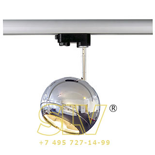 153102 3Ph, LIGHT EYE SPOT светильник для лампы ES111 75Вт макс., хром SLV 153102 3Ph, LIGHT EYE SPOT светильник для лампы ES111 75Вт макс., хром SLV