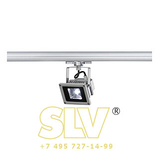 153601 3Ph, 102 LED светильник c белым PowerLED 10Вт, 610lm, серебристый SLV 153601 3Ph, 102 LED светильник c белым PowerLED 10Вт, 610lm, серебристый SLV