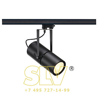 153840 3Ph, EURO SPOT EVG светильник с ЭПРА для лампы HQI-T/CDM-T G12 50Вт, 60° ,черный SLV 153840 3Ph, EURO SPOT EVG светильник с ЭПРА для лампы HQI-T/CDM-T G12 50Вт, 60° ,черный SLV
