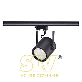 153990 3Ph, EURO SPOT LED DISK 800 светильник с PowerLED 14.5Вт, 4000K, 850lm, 60°, черный SLV 153990 3Ph, EURO SPOT LED DISK 800 светильник с PowerLED 14.5Вт, 4000K, 850lm, 60°, черный SLV